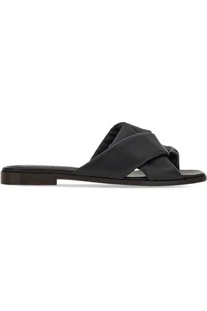 Salvatore Ferragamo Sandali slides con dettaglio a nodo