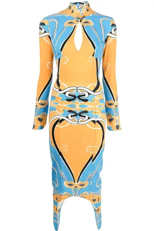 Patou Abito con effetto jacquard