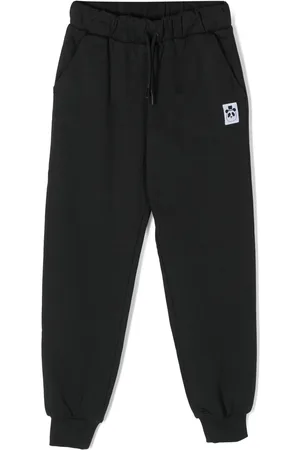 Mini Rodini Pantaloni sportivi con applicazione logo