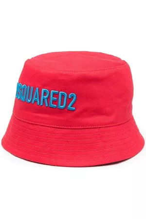 Dsquared2 Cappello Bucket - Cappello bucket con ricamo - Rosso