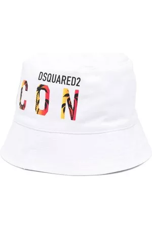 Dsquared2 Cappello Bucket - Cappello bucket Icon Sunset Cool - Bianco