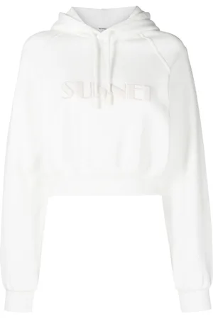 SUNNEI Felpa con cappuccio crop