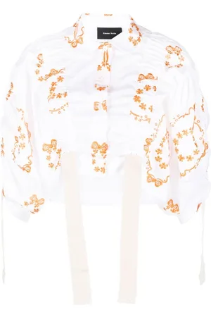 Simone Rocha Camicia crop Bow Wreath