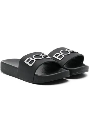 HUGO BOSS Sandali con logo goffrato