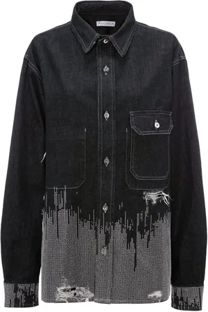 J.W.Anderson Camicia denim con borchie