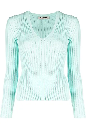AERON Top con scollo a V