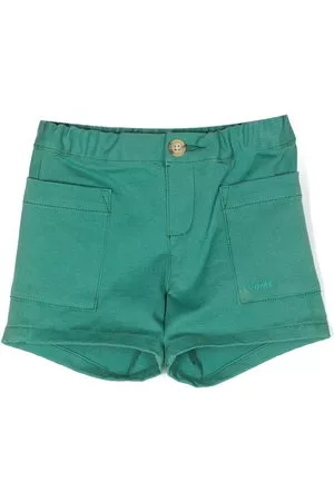 BONPOINT Pantaloncini - Shorts Nateo con ricamo - Verde