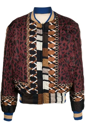 PIERRE-LOUIS MASCIA Bomber con design patchwork