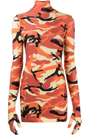 Vetements Abito corto con stampa camouflage