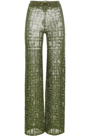 GCDS Pantaloni a vita alta