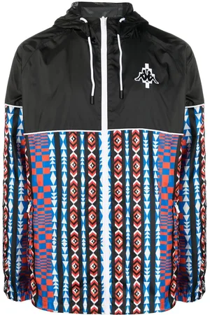 MARCELO BURLON Giacca sportiva con stampa x Kappa