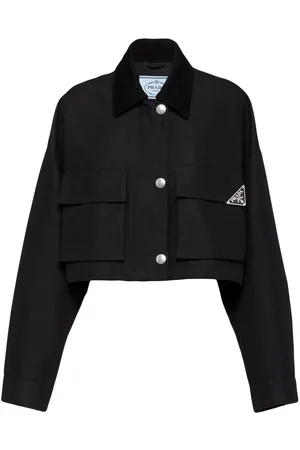 Prada Giacca con logo a triangolo