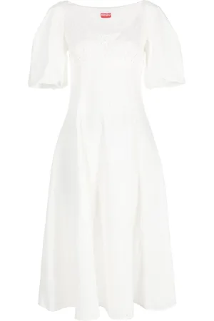 Kenzo Abito midi con ricamo