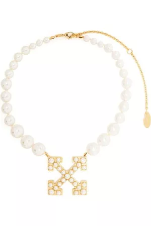 OFF-WHITE Donna Collane di perle - Collana di perle - Oro