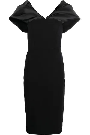 Solace Abito midi Wrenley con spalle scoperte