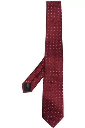 Lanvin Uomo Papillon - Cravatta con effetto jacquard - Rosso