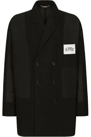Dolce & Gabbana Blazer doppiopetto con applicazione