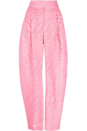 The Attico Pantaloni Gary zebrati