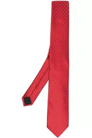 Lanvin Uomo Papillon - Cravatta con ricamo - Rosso