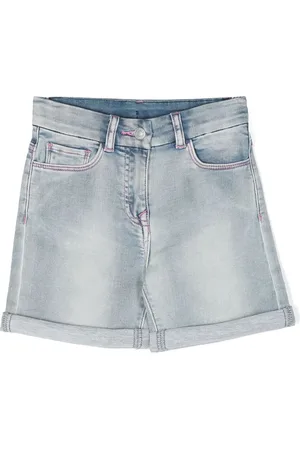 Chiara Ferragni Shorts denim con ricamo