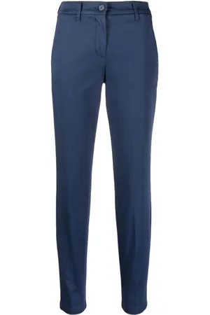 Jacob Cohen Pantaloni crop slim con applicazione