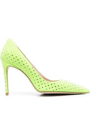 Stuart Weitzman Pumps a punta con cristalli
