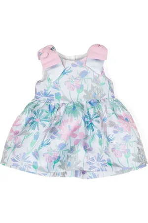 HUCKLEBONES LONDON Abito a fiori con fiocco