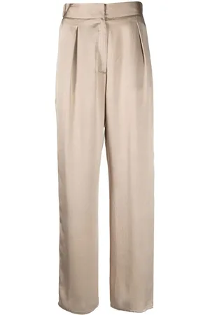 DUSAN Pantaloni a palazzo crop
