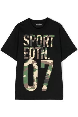 Dsquared2 T-shirt Sport Edtn.07 con stampa - Nero