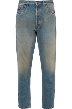 Prada Jeans dritti con effetto vissuto