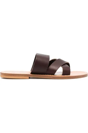 K jacques Sandali slides con design a incrocio