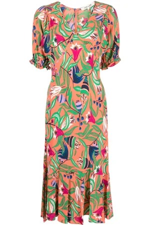 Diane von Furstenberg Abito midi a fiori