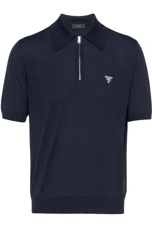 Prada Polo con mezza zip