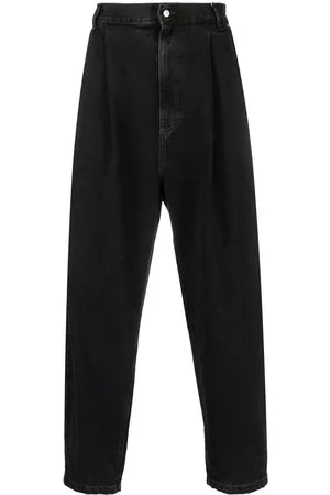 Hed Mayner Vestiti di jeans - Abito denim con pieghe - Nero