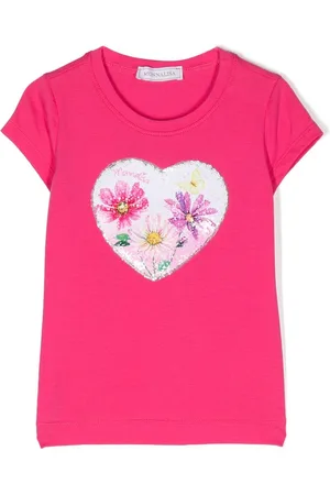 MONNALISA T-shirt con paillettes