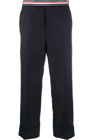 Thom Browne Pantaloni sartoriali RWB crop