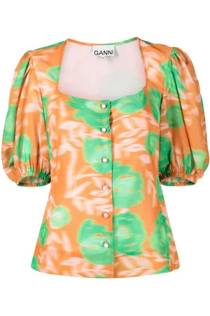 Ganni Blusa a fiori