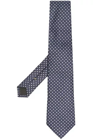 CANALI Uomo Papillon - Cravatta con ricamo - Blu