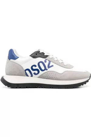 Dsquared2 Uomo Scarpe sportive - Sneakers Running con stampa - Bianco