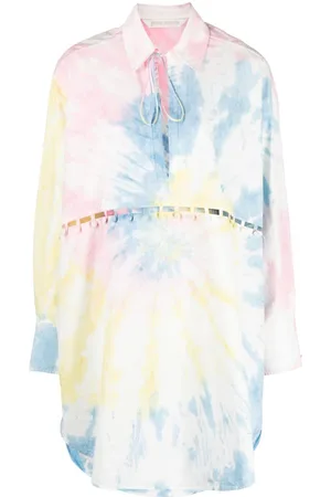 Palm Angels Chemisier con fantasia tie-dye