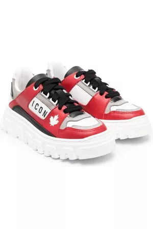 Dsquared2 Bambino Sneakers - Sneakers con inserti a contrasto - Rosso