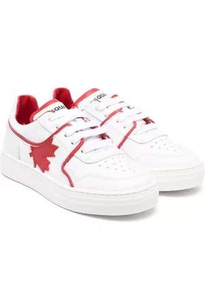 Dsquared2 Sneakers con applicazione - Bianco