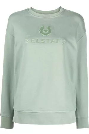 Belstaff Donna Felpe - Felpa con logo goffrato - Verde