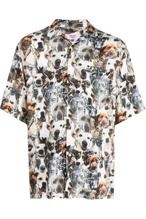 MARTINE ROSE Camicia con stampa