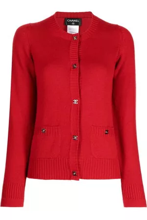 CHANEL Donna Abbigliamento vintage - Cardigan CC Pre-owned anni '90 - Rosso