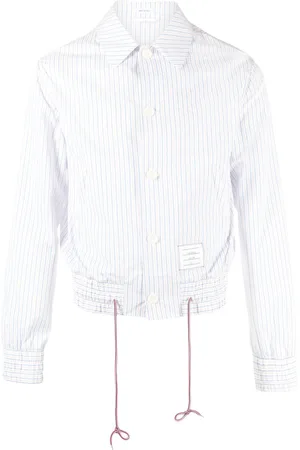 Thom Browne Giacca-camicia a righe