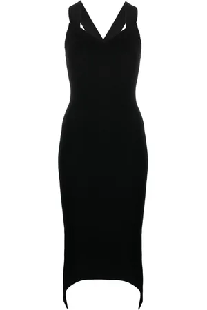 Patou Abito midi con scollo a cuore