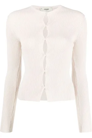 Fendi Cardigan con dettaglio a coste