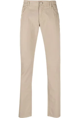 corneliani Pantaloni skinny a vita bassa