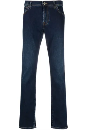 corneliani Jeans dritti a vita bassa